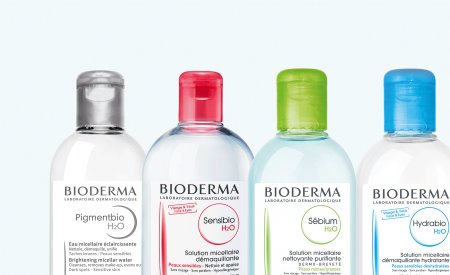 H2O micellar water bottles