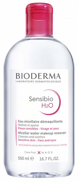 BIODERMA product photo, Sensibio H2O 500ml, Micellar cleansing water for sensitive skin