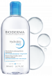 BIODERMA product photo, Hydrabio H2O 500ml, micellar cleansing water makeup remover for dehydrated skin